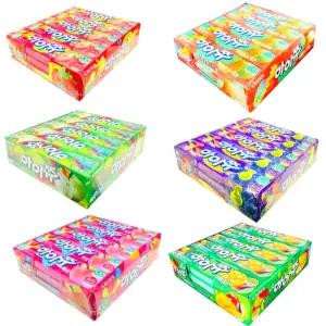 마이쮸세트 마이쮸6종 딸기+멜론+포도+사과+피치+애플망고(1곽씩)