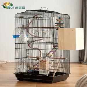아우얼스룸 층앵무새집 대형새장 앵무새놀이터 날림장선반