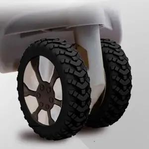 [콩심팥심]캐리어 바퀴 보호대 무소음 휠커버 충격흡수 파손방지