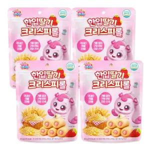 프린세스 캐치티니핑 한입딸기 크리스피롤 40g 4개