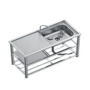 야외 싱크대 이동식 세척 카페 베란다 세탁실 캠핑장 보조 미니 간이 캠핑 조리대 주방