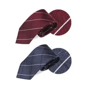 체크 면접 신상 기본 넥타이 정장 일반 면 실크 도트