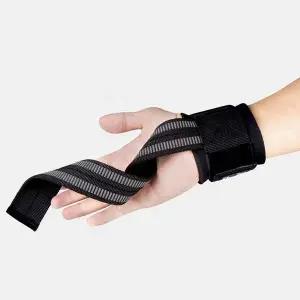 머슬웨이 EC97CC08 리프팅 헬스 스트랩 블랙 풀업스트랩