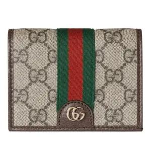 GG 모노그램 캔버스 웹 스트라이프 반지갑 838487 FAE0L9746