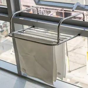 실내건조대 빨래 건조대 창문 창틀 건조대 공간활용 이동식 수건