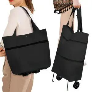 접이식 장바구니 겸 바퀴 핸드 마트 쇼핑 카트 보급형 캐리어