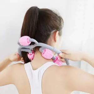 [콩심팥심]5롤 핸들 마사지기 허벅지 뒷목 팔뚝 목 어깨 종아리