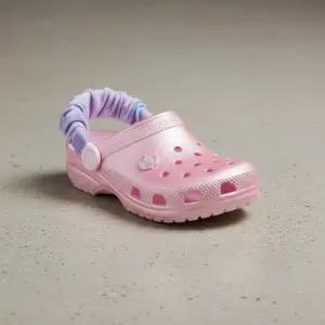 크록스아동화 클래식 스크런치 쉘 클로그 키즈 핑크 밀크 211975-6ZW