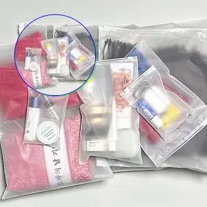 쌍문상회 일반형 4호 옷 반투명 파우치 지퍼백 정리 백 용품 캐리어 필수템 방수 짐싸기 가방 소분