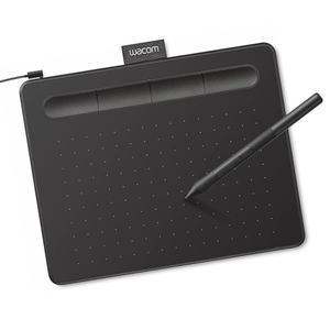 Wacom Intuos 소형 그래픽 드로잉 태블릿 교육 소프트웨어 포함 크롬북 Mac Android Windows와 호환 4가지 사용자 지정 가능한 ExpressKey 검정