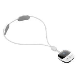 EMS 저주파 마사지기 목걸이형 온열 목 어깨 안마기 9단계 강도조절 4가지모드 휴대용 자극기