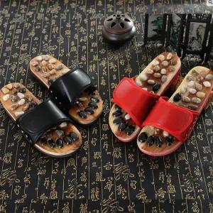 [민메이커] 지압슬리퍼 자갈 천연석 발  (당일출고)