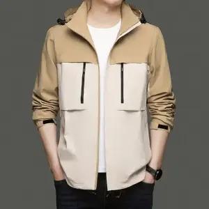 토르 남성 캐주얼 트렌드 상의 등산복 배색 야상 후드 봄가을 점퍼 바람막이 OPH3