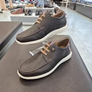 엘칸토 HC11 소가죽 남성화 3CM 초경량 세미케주얼 보트화 F7Q6U41V385