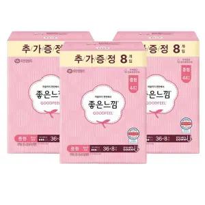 [좋은느낌] 좋은느낌 오리지널 울트라슬림 날개 중형 (36+8P)x3팩