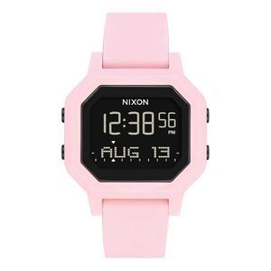 닉슨 사이렌 A1210-100m 방수 여성 디지털 스포츠 시계(38mm 시계면 18mm-16mm Pu / 고무 실리콘 밴드)