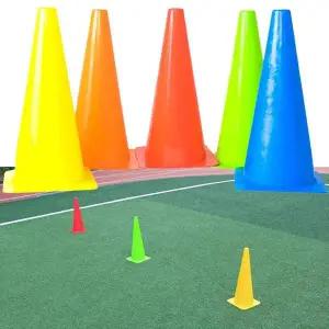 축제체육대회 EY15CV46 게임용품 칼라콘28cm 야외운동 축구연습