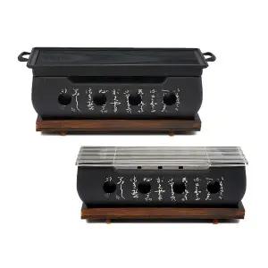 특대형 NE63SE08 화로 불판 세트(기름받이불판/석쇠) 나무화로