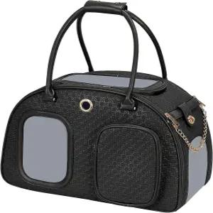 작은 강아지를 위한 스타일리시한 럭셔리 강아지 캐리어 지갑 통풍이 잘되는 반려동물 부드러운 면의