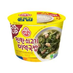 [etv] 오뚜기 컵밥 진한쇠고기미역국밥 314g x 12개