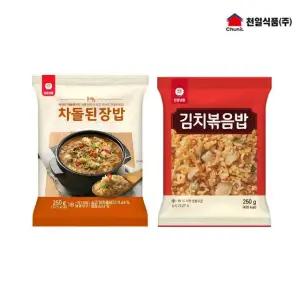천일식품 볶음밥 250g x 10봉 (김치 5봉+차돌된장 5봉)