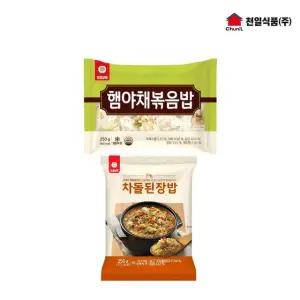 천일식품 볶음밥 250g x 10봉 (햄야채 5봉+차돌된장 5봉)
