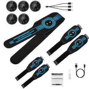 스마트 복부 근육 트레이너 마사지기, 허리 벨트, 피트니스 장비, 팔 다리 훈련용 토너, USB 충전