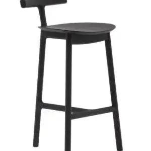 원목바의자 홈바 높은 카페 의자 바체어 바의자 바텐 호두색