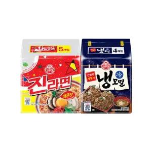[오뚜기] 진라면 5입 x 2개 + 냉모밀 4입e[35781256]