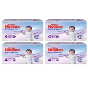 하기스 NEW 2025 맥스드라이 에어 팬티형 4단계 (공용) 52매 4팩 (총 208매)