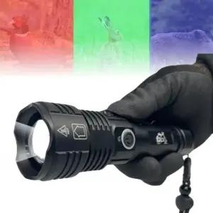 트래킹 전술 산업현장 울브스 피지컬4 LED랜턴 본품 RGB4칼라