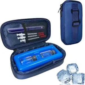TEE-TEA 인슐린 쿨러 여행 케이스 TSA 승인 - 펜 여행용 휴대용 및 내구성이 뛰어난 쿨러백 환자를 위한