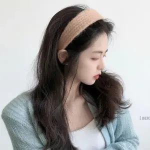 [아트박스]/신상오픈런 여성 두꺼운 울 헤어밴드 와이드 니트 머리띠