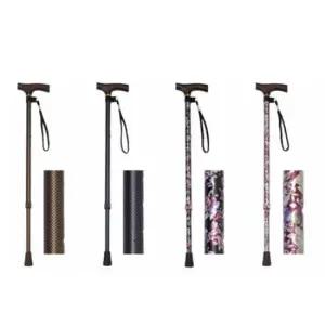 50대여성 할머니 할아버지 일자 지팡이 어르신 높이조절