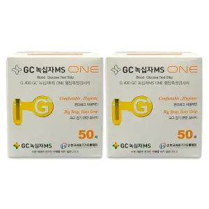 GC 녹십자 MS ONE 혈당측정 검사지 50매입 x 2통