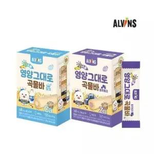 엘빈즈 11곡물 영양그대로 곡물바 6개 696587