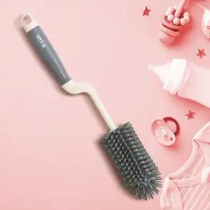 납작모 실리콘젖병솔 텀블러세척솔 병닦는솔 물병솔 젖병솔 젖병세척솔