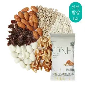 [산과들에] 하루견과 원데이라이트 100봉 낱봉 / 실속 견과 견과류 간식