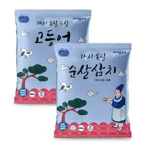 [내일도착] 제주 순살고등어+남해 순살삼치 12~15팩(800gx2개) 99.9%가시제거