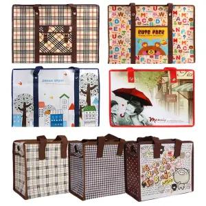 여행 캠핑 이불정리 타포린가방 쇼핑백 모음 방수 재질 수련회 MT 소풍 피크닉 가방