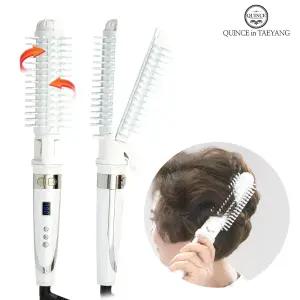 퀸스IN태양 오토롤링 브러쉬고데기 시즌2 자동회전 뽕 뿌리볼륨 매직 볼륨웨이브 구르프 빗 헤어롤탈착 봉고데기사용가능 해외