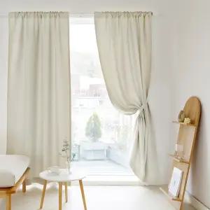 2장세트 아일렛형 봉집형 봄커튼 안방 침실 아이방 거실 레이스 속지 암막커튼