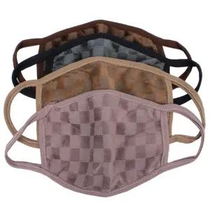 사각패턴 면마스크 방한대 안면 겨울 방한마스크 패션마스크