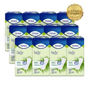테나 레이디 노말 12매x12팩 여성용 (144매) 요실금패드 성인용기저귀