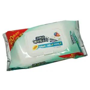 구연산 베이킹소다 청소포 프리미엄 중형 20매 X 6팩