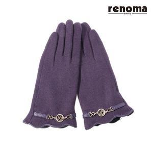 [레노마]스마트터치 체인물결 여성 모장갑 RN-25958