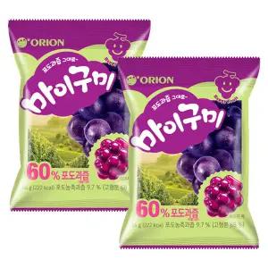 오리온 마이구미 포도, 66g, 10입, 2개