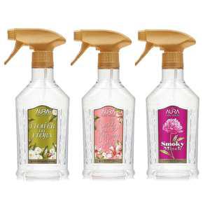 아우라 섬유향수 윌유메리미, 400ml, 1개 + 플라워바이플로라, 1개 + 스모키머스크, 1개