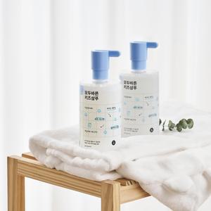 모두바른 초등학생 샴푸 정수리냄새 400mlx2 두피 각질 가려움 저자극 약상성 샴푸