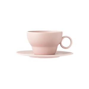 보울보울 볼볼빈티지 커피잔 1인조세트, 파우더핑크, 1개